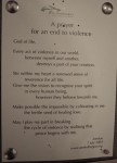 end to violence prayer